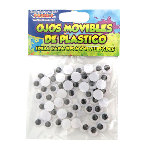 Ojitos Moviles Pascua C/50 15MM