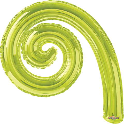 Globo Metálico Kurlys Spiral Kiwi