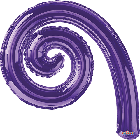 Globo Metálico Kurlys Spiral Purple