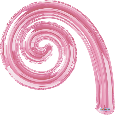 Globo Metálico Kurlys Spiral Pink