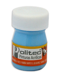 Pintura Acrílica Politec 20 Ml. 316 Azul Pastel C/12