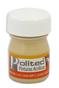 Pintura Acrílica Politec 20 Ml. 320 Crema C/12