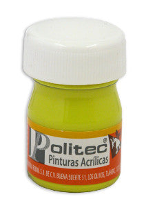 Pintura Acrílica Politec 20 Ml. 307 Limón Hanza C/12