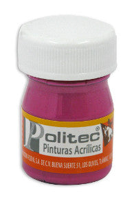 Pintura Acrílica Politec 20 Ml. 342 Magenta C/12