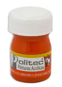 Pintura Acrílica Politec 20 Ml. 308 Naranja C/12