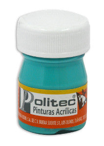 Pintura Acrílica Politec 20 Ml. 324 Turqueza C/12