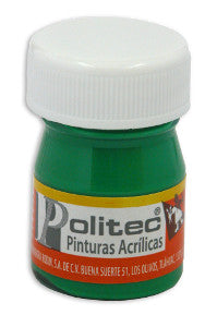 Pintura Acrílica Politec 20 Ml. 312 Verde Claro C/12