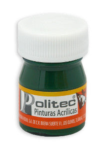 Pintura Acrílica Politec 20 Ml. 306 Verde Oscuro C/12