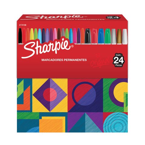 Marcador Sharpie Varios Tipos C/24 2174196