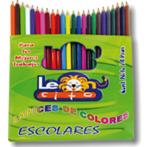 Color Leoncito Escolar C/24 Largos