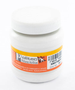 Pintura Acrílica Politec 250 Ml. 301 Blanco Titanio