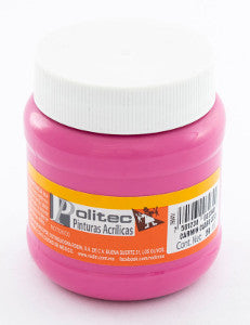 Pintura Acrílica Politec 250 Ml. 323 Carmín Claro