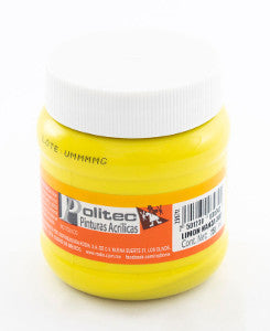 Pintura Acrílica Politec 250 Ml. 307 Limón Hanza