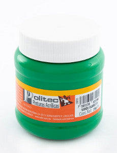Pintura Acrílica Politec 250 Ml. 312 Verde Claro
