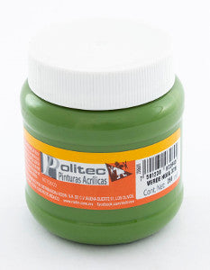 Pintura Acrílica Politec 250 Ml. 328 Verde Hoja