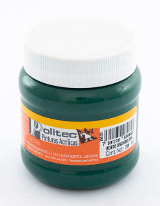 Pintura Acrílica Politec 250 Ml. 306 Verde Oscuro