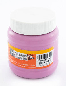 Pintura Acrílica Politec 250 Ml. 311 Violeta Claro
