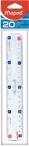 Regla Maped Transparente 20cm 26033