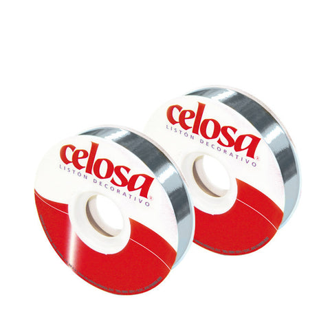 Listón Celosa #5 280 Metálico Plata