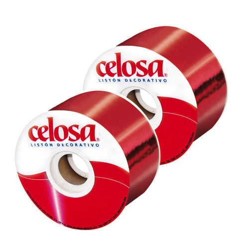 Listón Celosa #22 280 Metálico Rojo