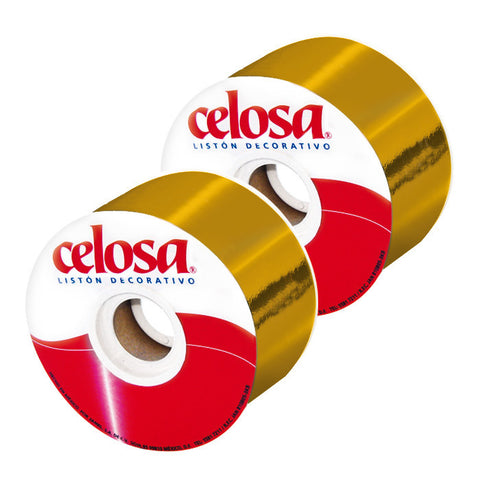 Listón Celosa #22 280 Metálico Oro