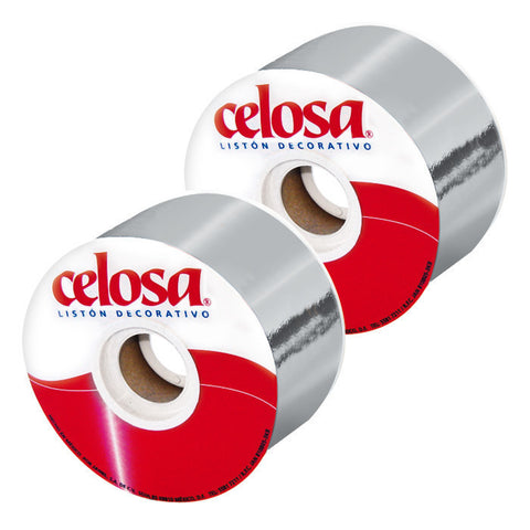 Listón Celosa #22 280 Metálico Plata