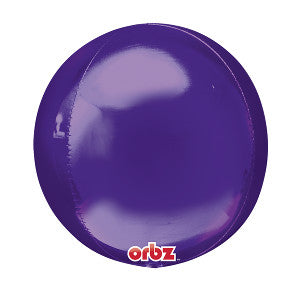 Globo Metálico Orbz Morado