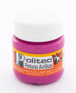 Pintura Acrílica Politec 342 Magenta 30ml C/15