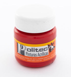 Pintura Acrílica Politec 30 Ml. 309 Rojo Toluidina C/15