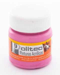 Pintura Acrílica Politec 337 Rosa Mexicano 30ml C/15