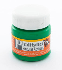 Pintura Acrílica Politec 312 Verde Claro 30ml C/15