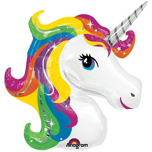 Globo Metálico Super SHP Rainbow Unicornio