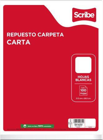 Repuesto Para Carpeta Scribe Carta Cuadro 7mm 3403