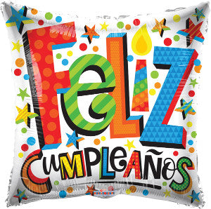 Globo MetÌÁlico 18Q Feliz Cumple Estrellas