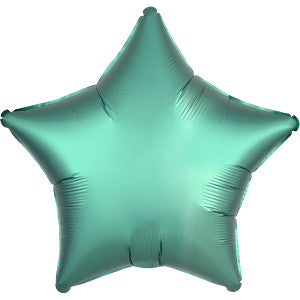 Globo Metálico 22S Estrella Satin Luxe Jade