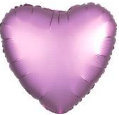 Globo Metálico 18H Corazón Satin Luxe Flamingo