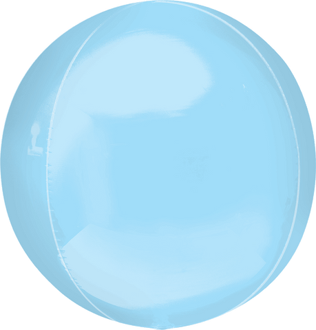 Globo Metálico Orbz Azul Pastel