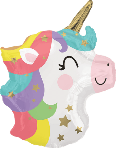 Globo Metálico Junior Shape Baby Unicorn