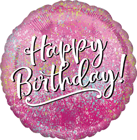 Globo MetÌÁlico 17C Birthday Pink Fabulous