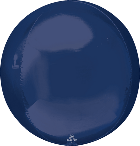 Globo Metálico Orbz Azul Marino