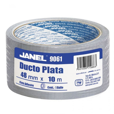 Cinta Janel Ducto Plata 48X10