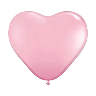 Globo Corazón Rosa #10 C/50