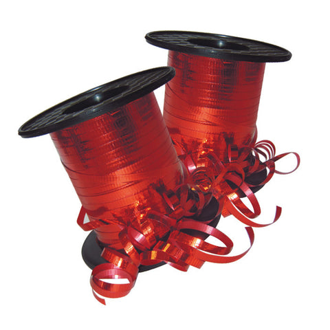 Celosa 704 Curling Metálico Rojo