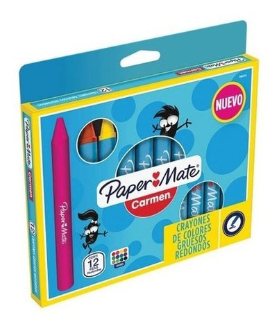 Crayon Paper Mate C/12 Jumbo Redondo