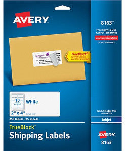 Etiqueta Blanca Avery 2x4 8163