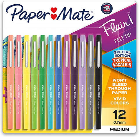 Plumin Flair Punta Gruesa 1.02Mm C/12 Surtido