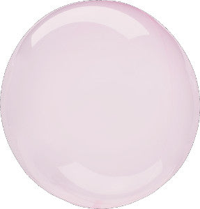 Globo Crystal 18C Clearz Transparente Círculo Light Pink