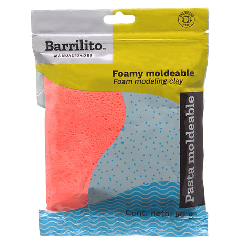 Foamy Moldeable Barrilito 50Grs. Coral