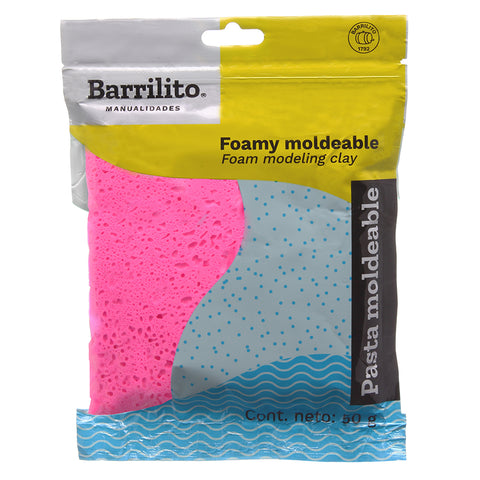 Foamy Moldeable Barrilito 50 Grs. Fucsia