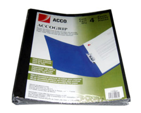Folder Palanca Accogrip Carta C/4 Negro